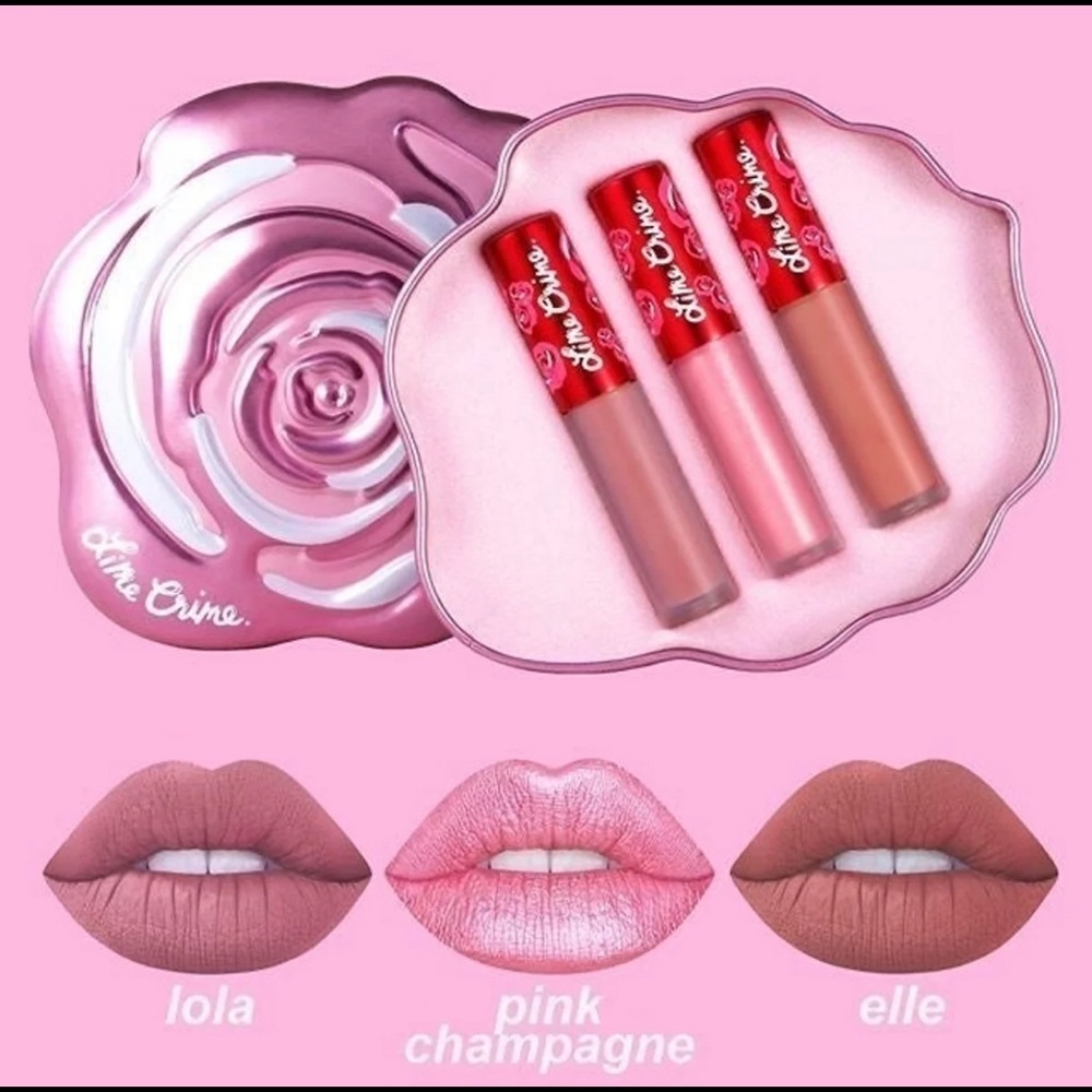 Lime Crime Velvetines Rose Tin in Pink Rose Tin
